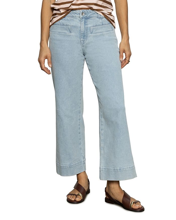 

Voyage Cropped High Rise Jeans in Winner's Circle – Укороченные джинсы с высокой посадкой Voyage в расцветке Winner's Circle Sanctuary, синий