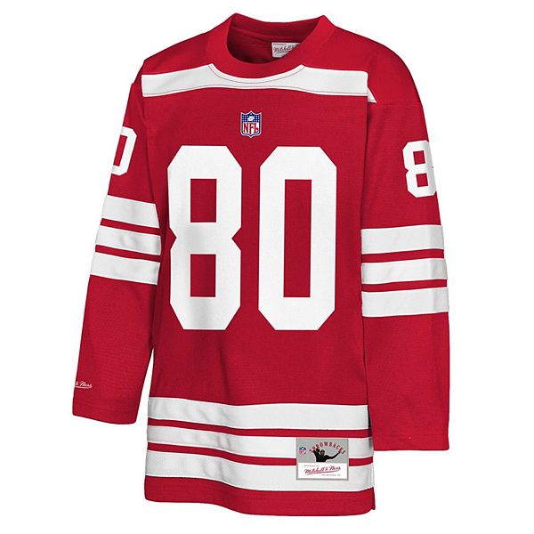 Джерси San Francisco 49ers в стиле хоккейного свитера, цвет scarlet Mitchell & Ness — фото 3