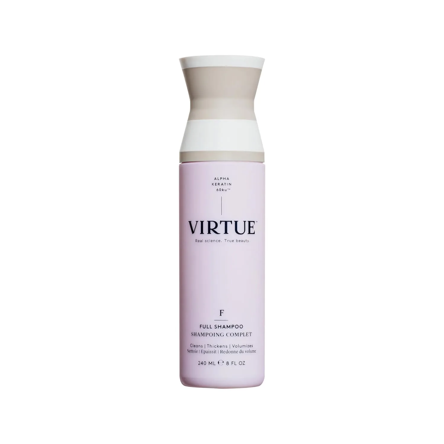 Шампунь Virtue Full Sulfate Free Volumizing Shampoo придает волосам объем, подходит для всех типов волос, безопасен для окрашенных волос. 237 мл (.), white