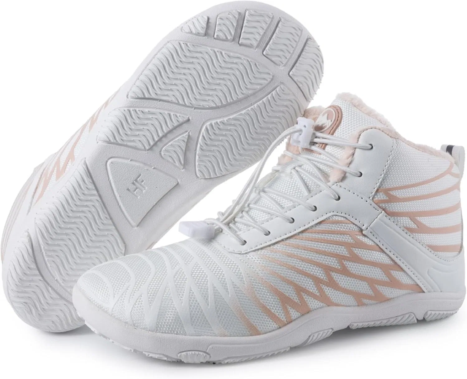 Зимние ботинки для ходьбы босиком Hike Footwear HF - эргономичные, поддерживающие, с нулевым перепадом высоты подошвы, широким носком и инновационным дизайном, унисекс, Black