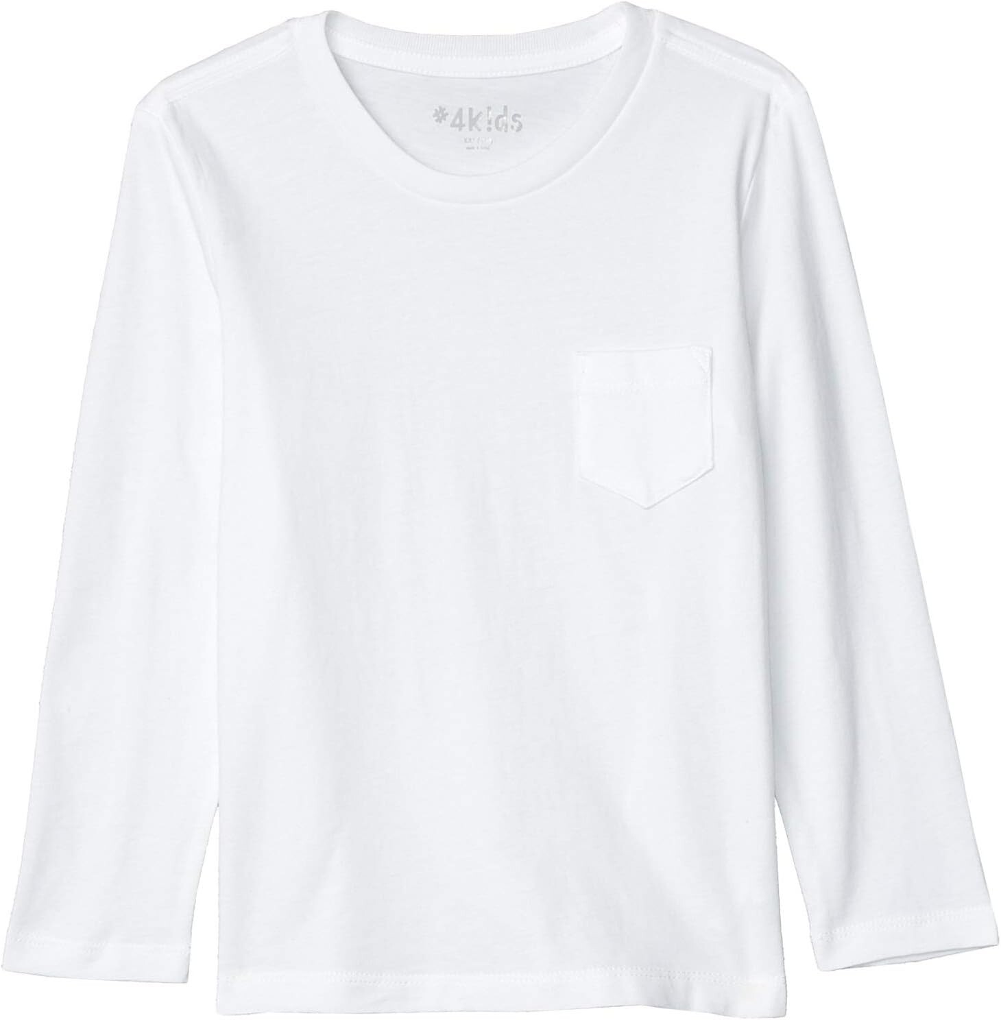 

Футболка #4kids Essential Pocket Long Sleeve T-Shirt, белый
