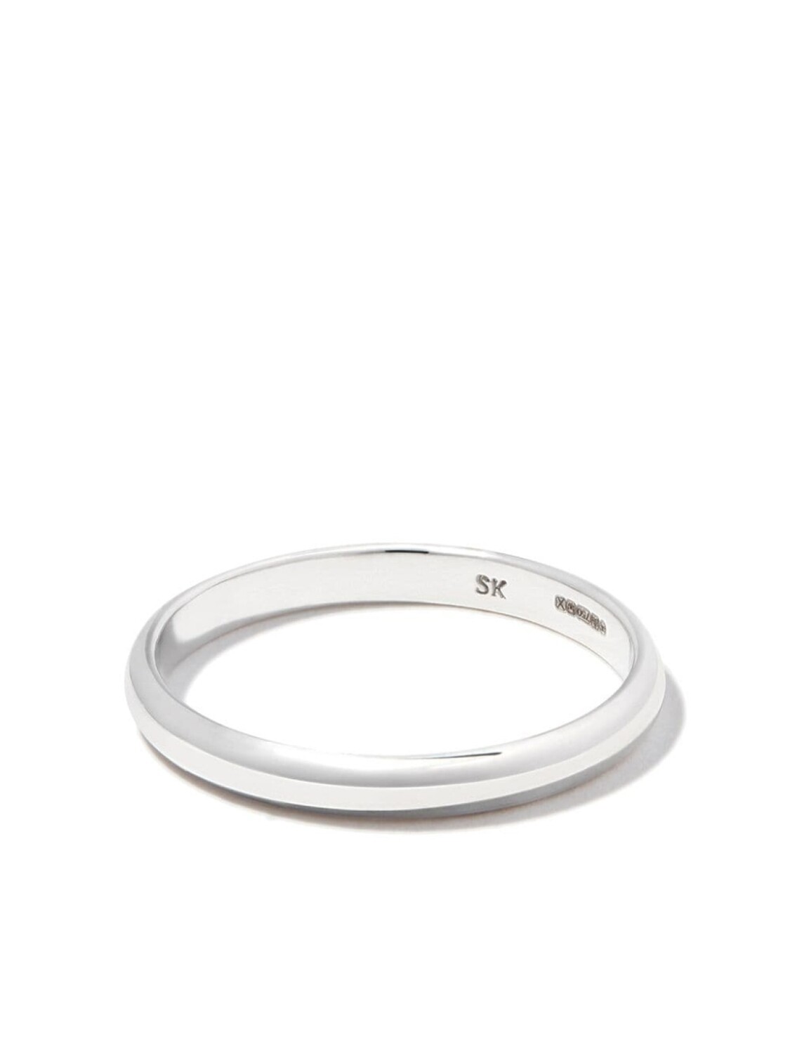 

Кольцо Half Round из белого золота Spinelli Kilcollin, серебряный