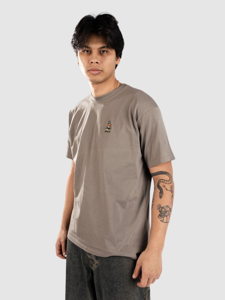 

Футболка Iriedaily What The Duck T-Shirt, smokey olive, Серый, Футболка Iriedaily What The Duck T-Shirt, smokey olive