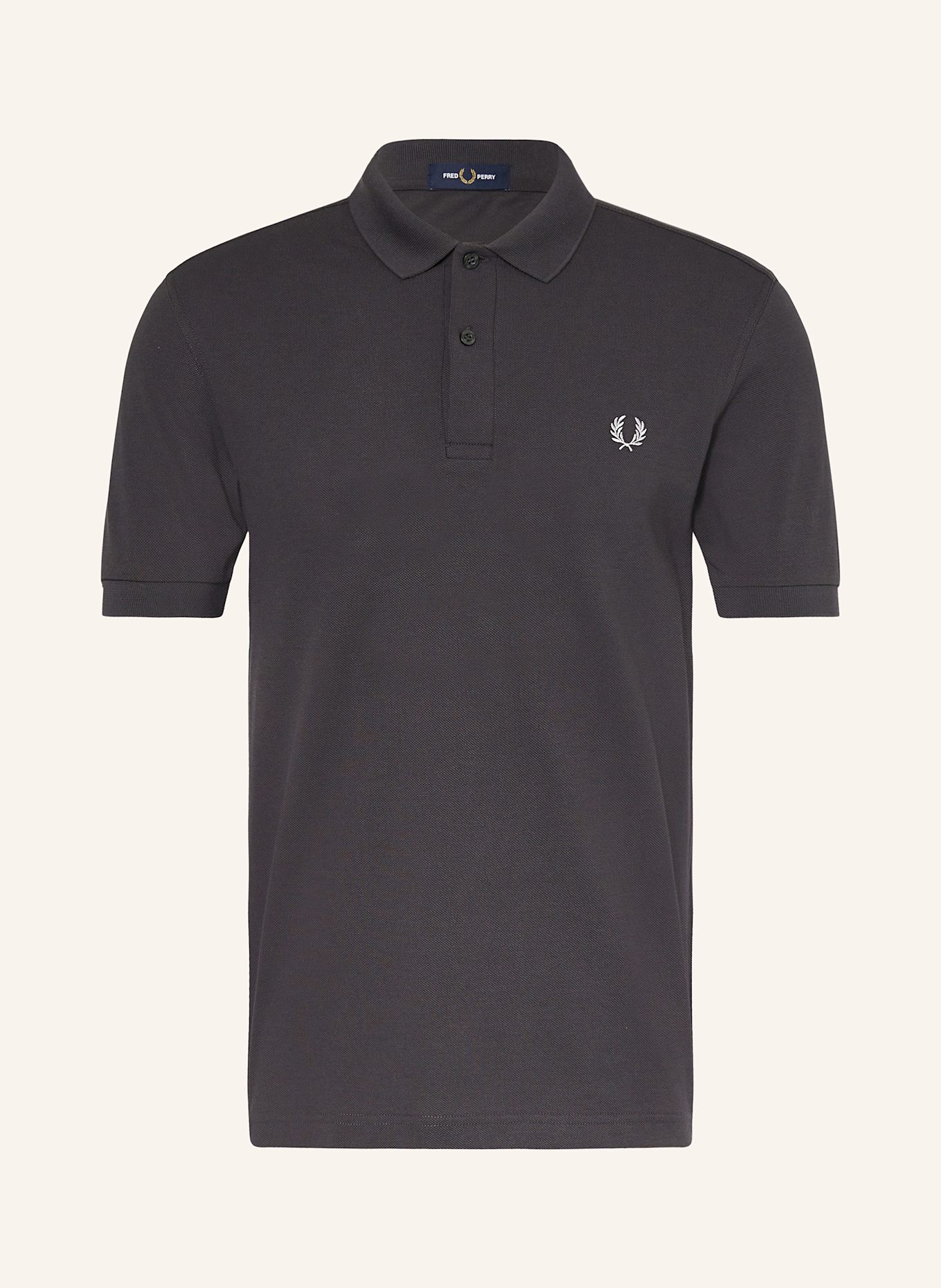 

Рубашка поло из пике Fred Perry, серый