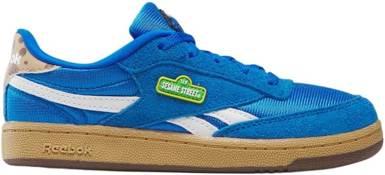 

Кроссовки Reebok Unisex-Child Club C Revenge Cookie Monster, белый/синий