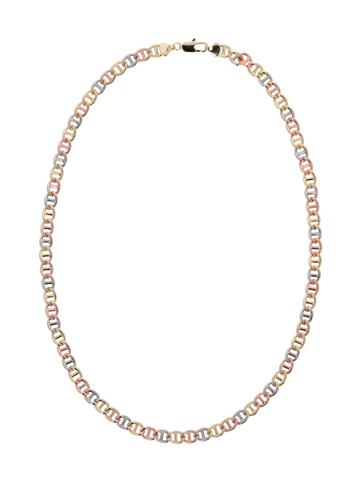 

Faina Женская цепочка-колье из золота, розового серебра