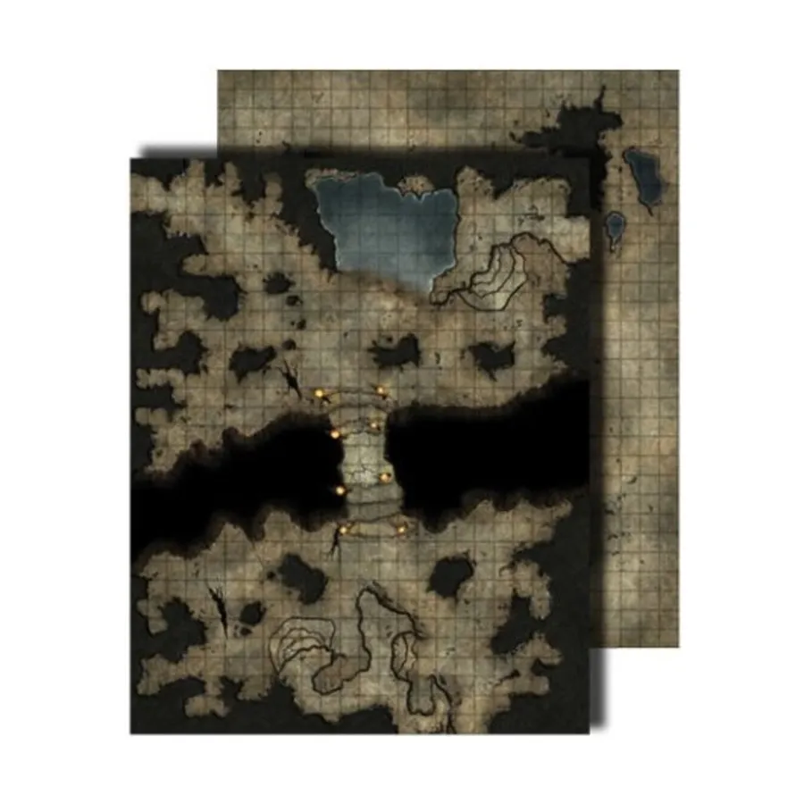 

Флип-мат - Darklands (1-е издание), GameMastery - Flip-Mats - Crypts, Dungeons & Underground Locales