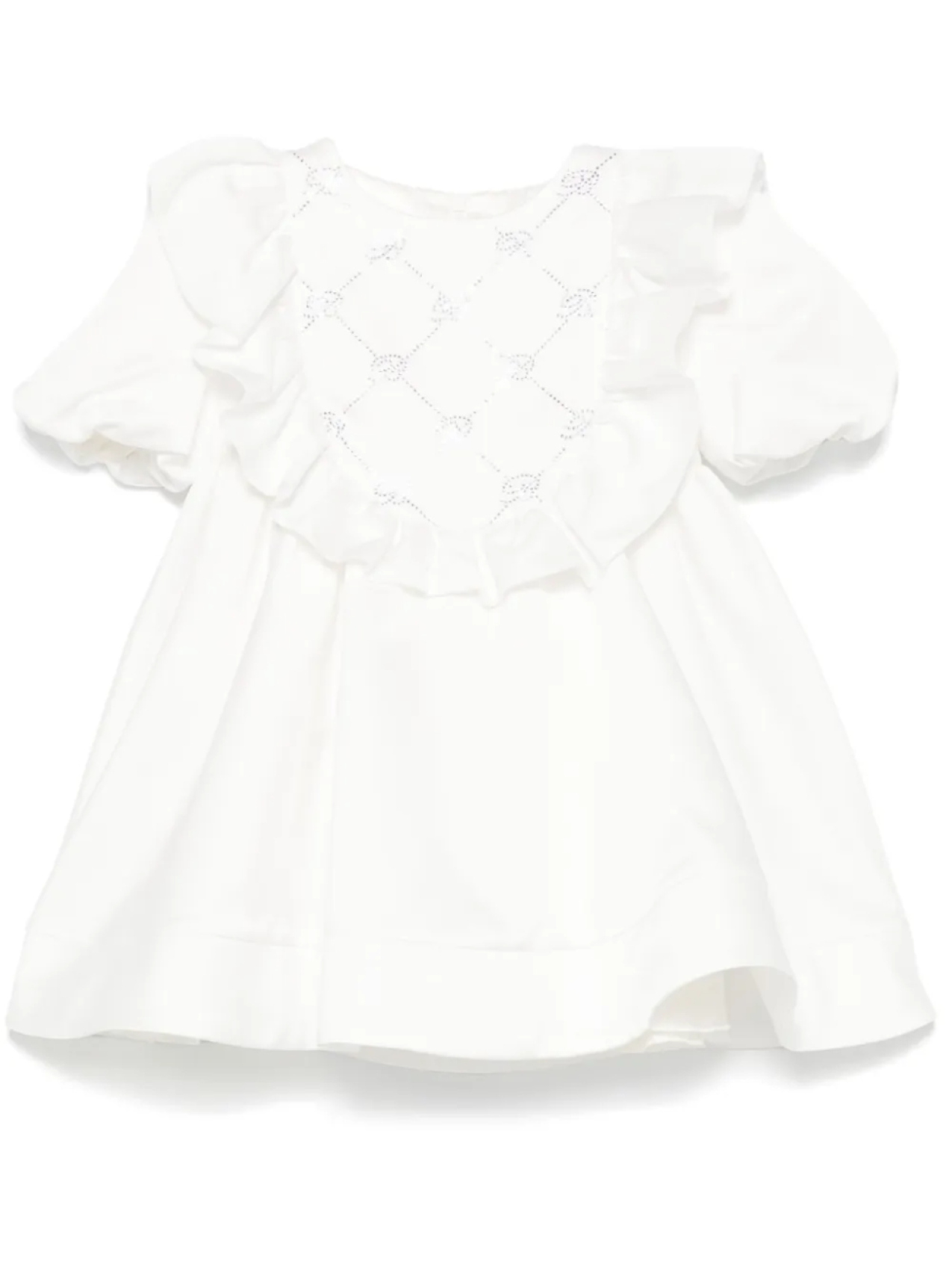

Платье с логотипом Miss Blumarine, белый