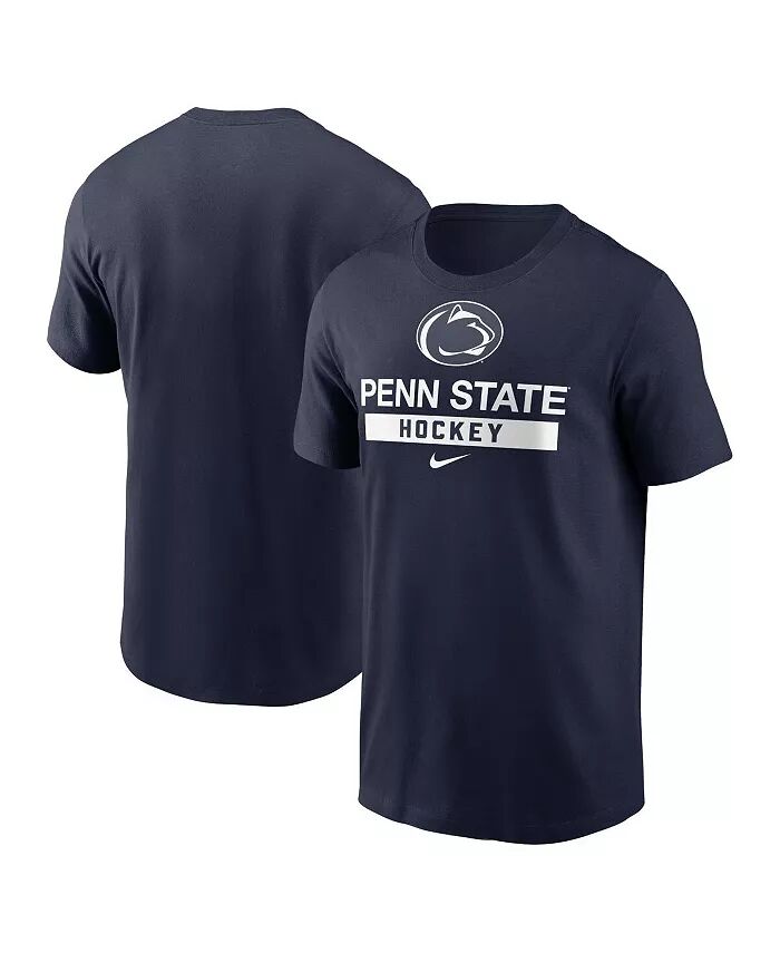 

Мужская темно-синяя футболка Penn State Nittany Lions Ice Hockey Sport Drop Nike, синий