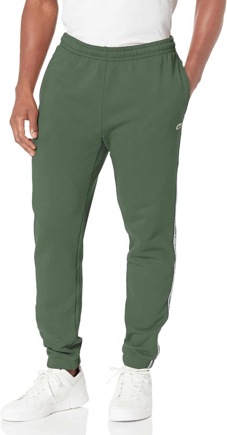 

Lacoste мужские базовые зауженные спортивные штаны, Sequoia Taping