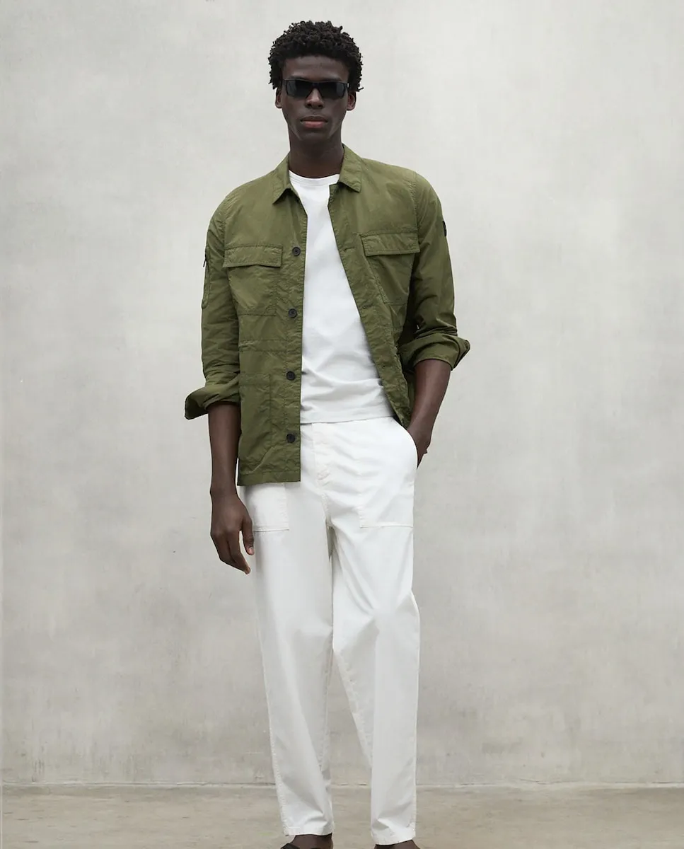 

Мужской пиджак с рубашечным воротником и застежкой на пуговицы Ecoalf, зеленый