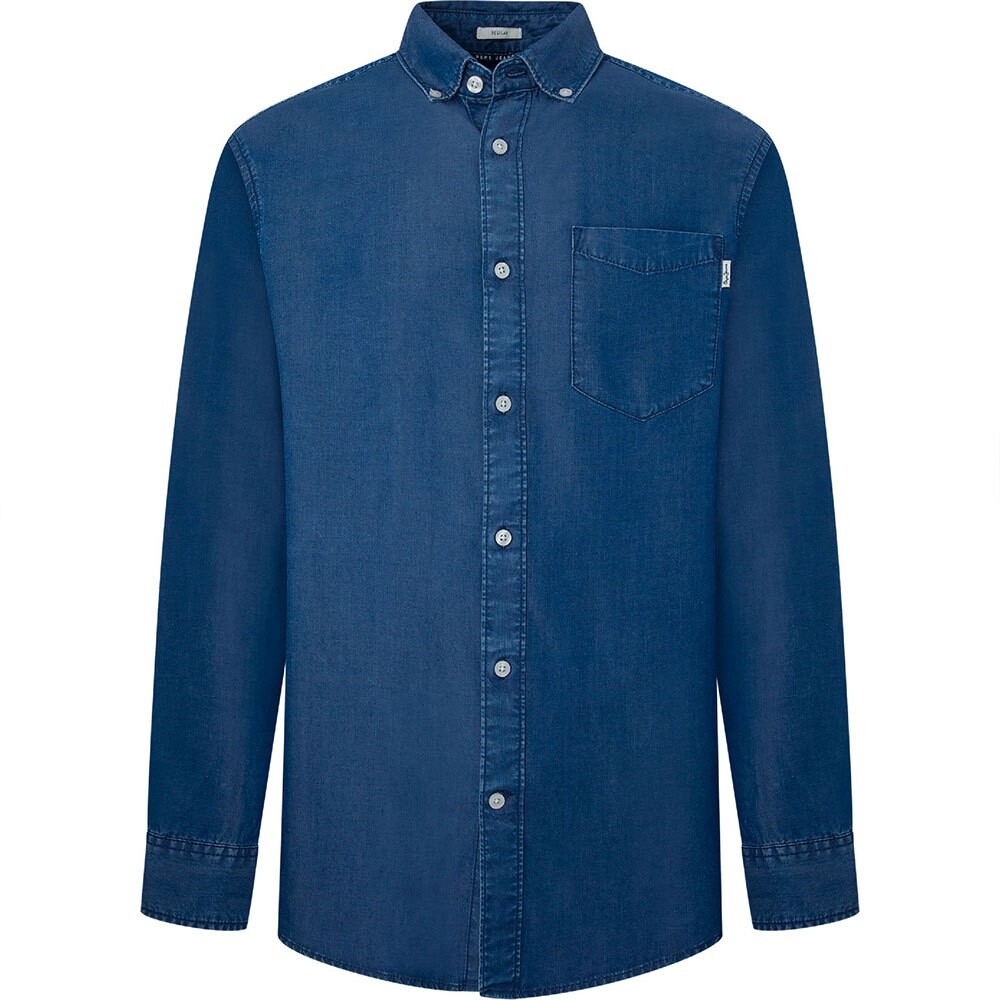 

Рубашка с длинным рукавом Pepe Jeans Petri, синий
