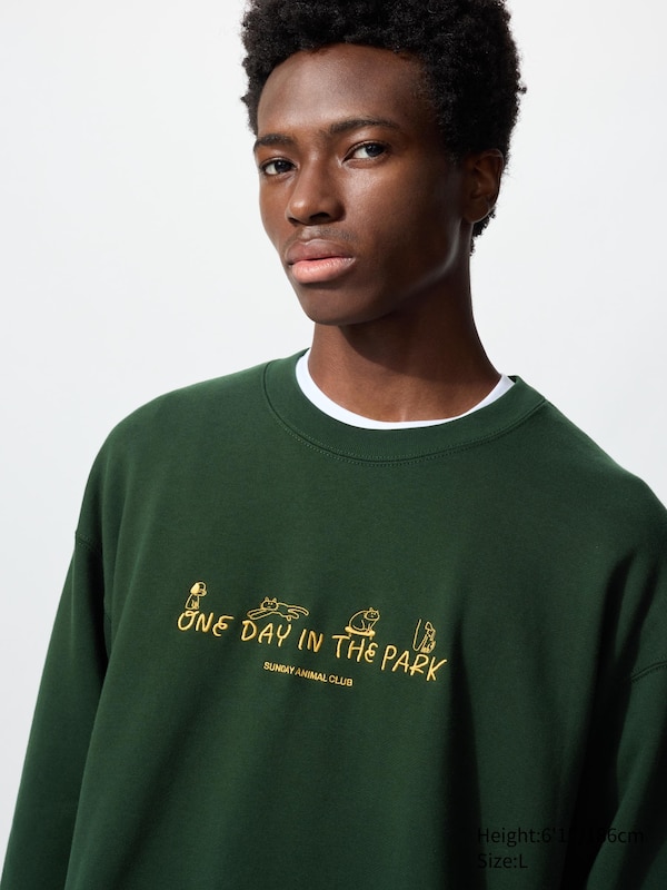 

Свитшот UT с графикой Yu Nagaba Uniqlo, 59 dark green, Зеленый, Свитшот UT с графикой Yu Nagaba Uniqlo, 59 dark green