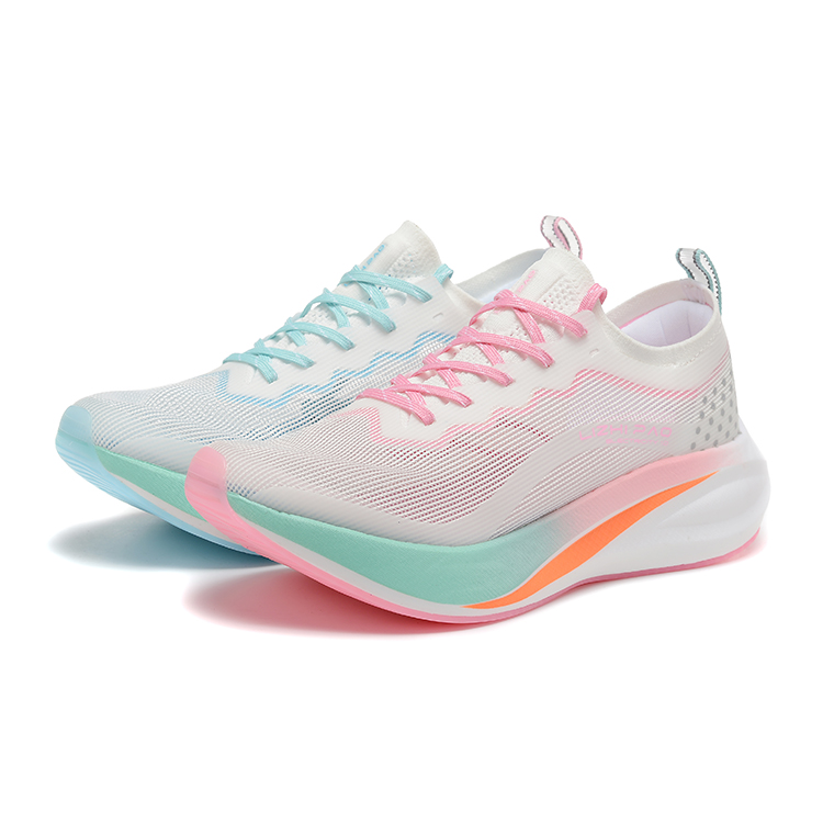 Кроссовки Unisex Low top Разноцветные/Неоновый белый, розовый и синий LIZHIPAO