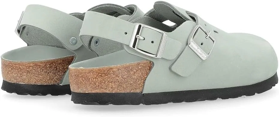 Сандалии Birkenstock Tokyo Mule изготовлены из черной кожи — фото 3
