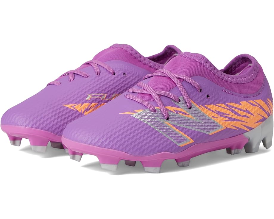 

Кроссовки New Balance Kids Furon Team FG V8, цвет Passion Fruit/Hot Mango/Silver Metallic