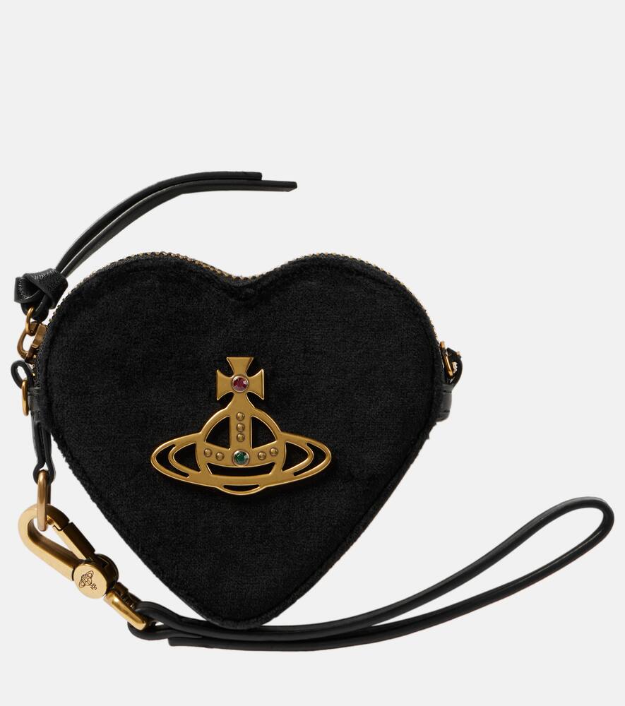 

Сердечко из бархата на ремешке Vivienne Westwood, Black