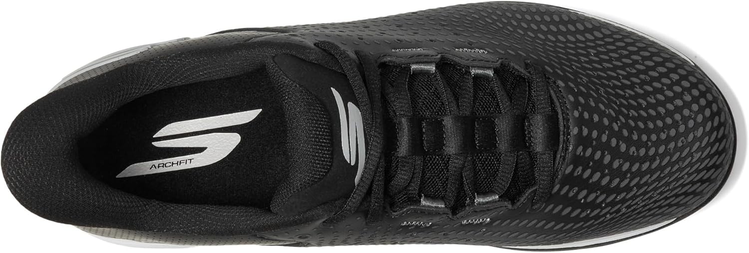 Мужские кроссовки Skechers Viper Court Reload с легким надеванием без рук, белый/черный — фото 2