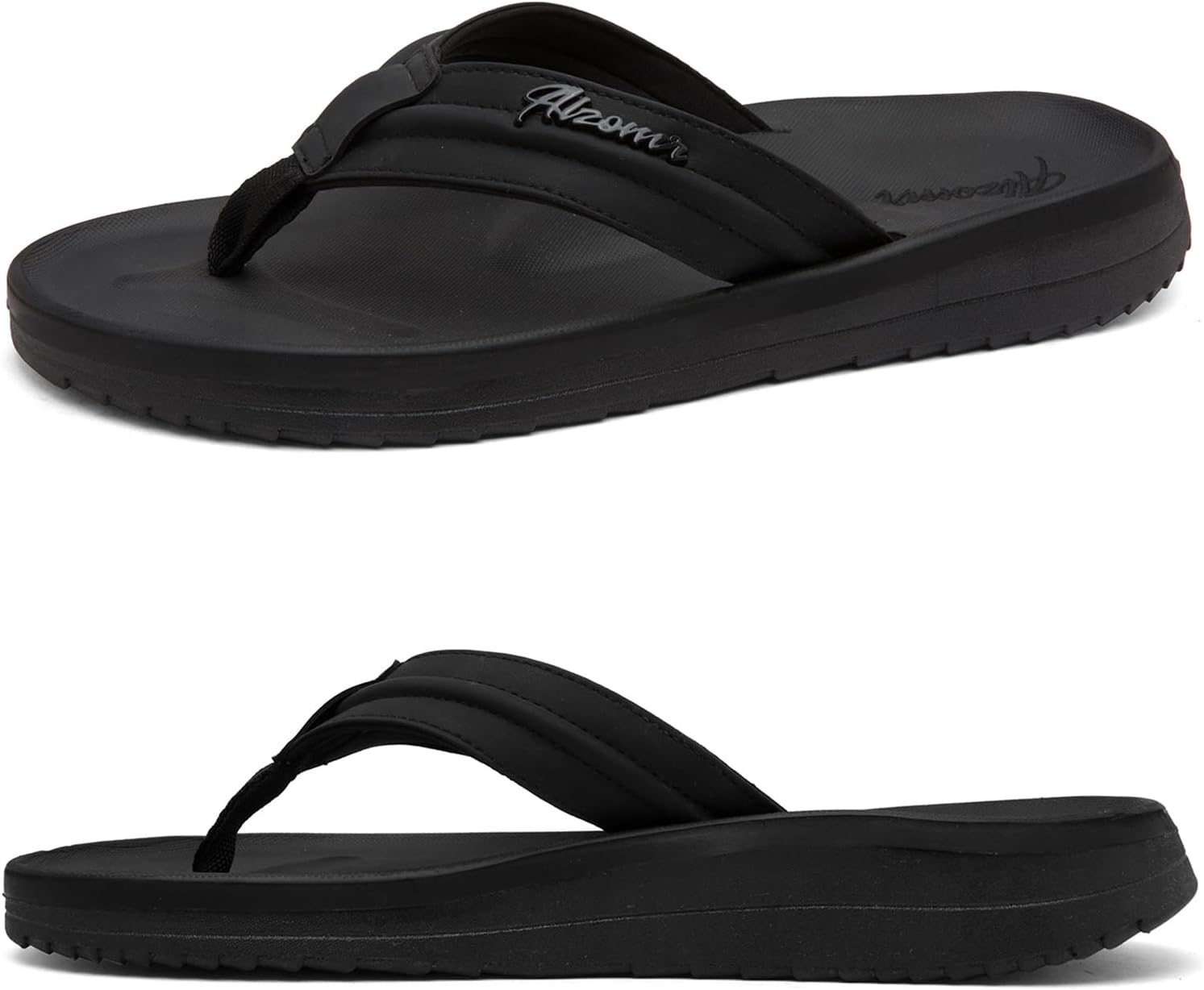 

Мужские шлепанцы Harxxitd с поддержкой свода стопы, ортопедические сандалии для плантарного фасциита и плоскостопия, водостойкие, нескользящие, легкие летние пляжные шлепки, для бассейна и спортзала, черный