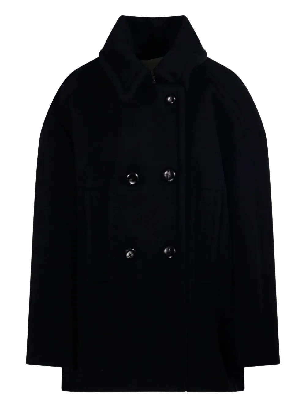 

Двубортное шерстяное пальто Fiby MARANT ÉTOILE, черный