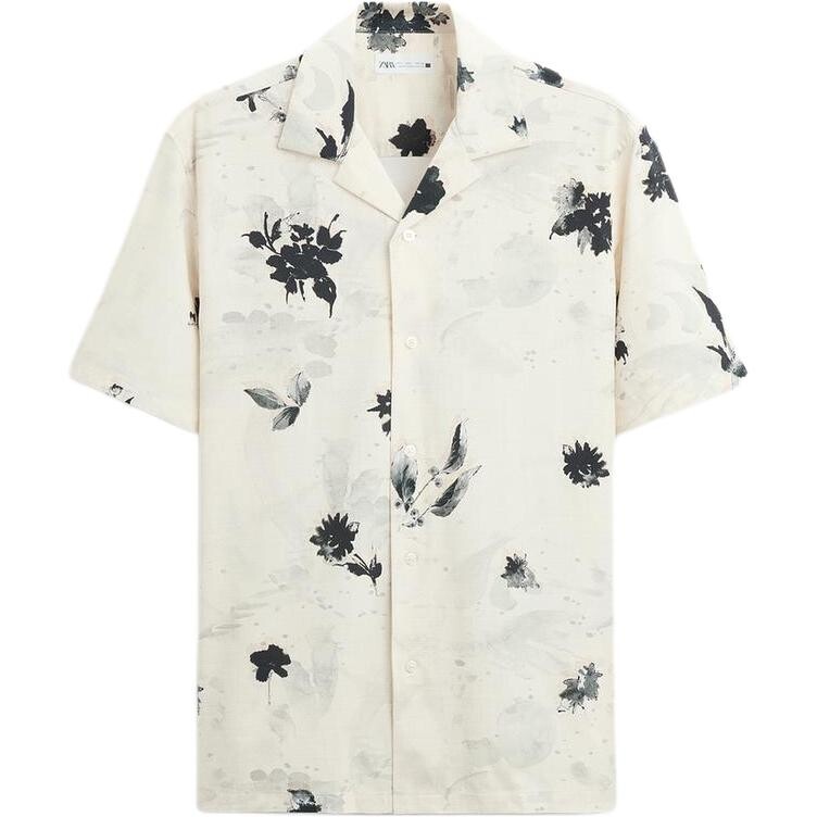 

Рубашка мужская белая Zara, белый