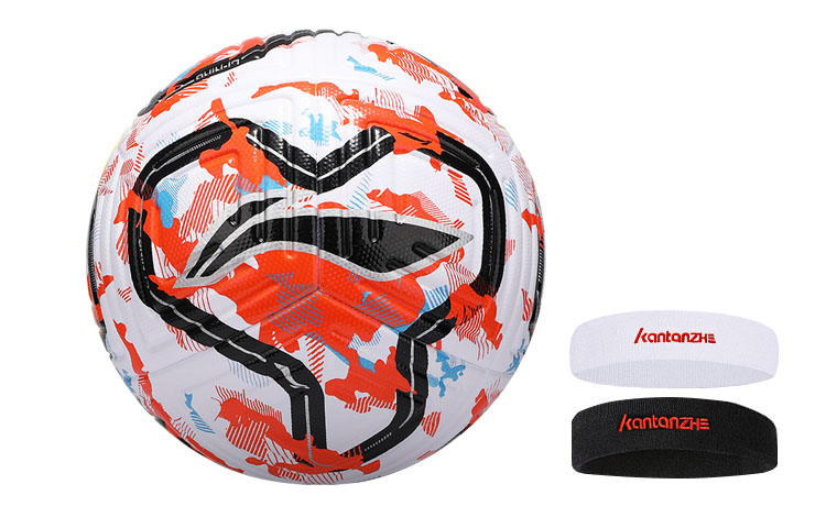 

LINING Размер 5 футбольный мяч TPU бесшовный термосклеивание Unisex белый оранжевый синий