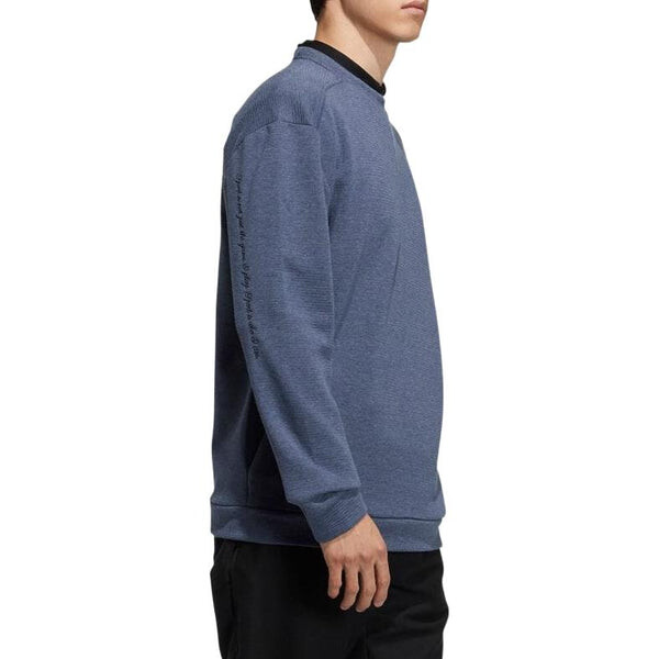 Толстовка adidas Solid Color Cozy Pullover Sports Long Sleeves Hoodie Men's Blue, синий — фото 4