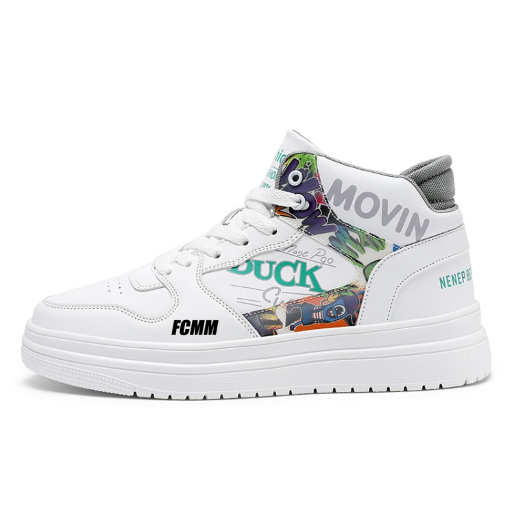 

Детские скейтерские кроссовки Kids FCMM, белый/серый/зеленый