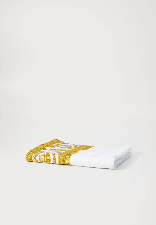 Банное полотенце, я люблю барочное полотенце Versace, White/Gold-Coloured — фото 2