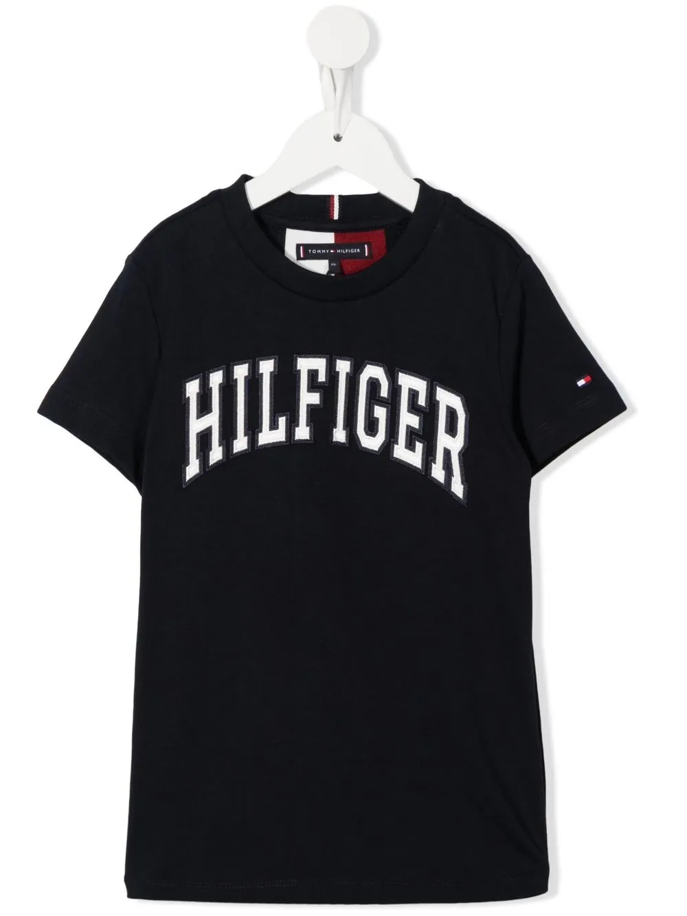 

Футболка с нашивкой-логотипом Tommy Hilfiger Junior, синий