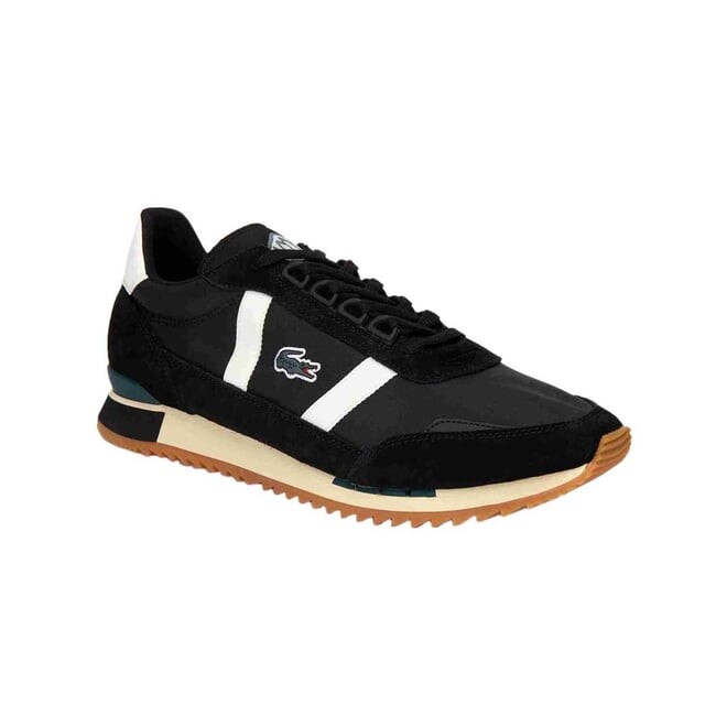 Мужские черные кроссовки Partner Retro 319 Lacoste, черный — фото 2