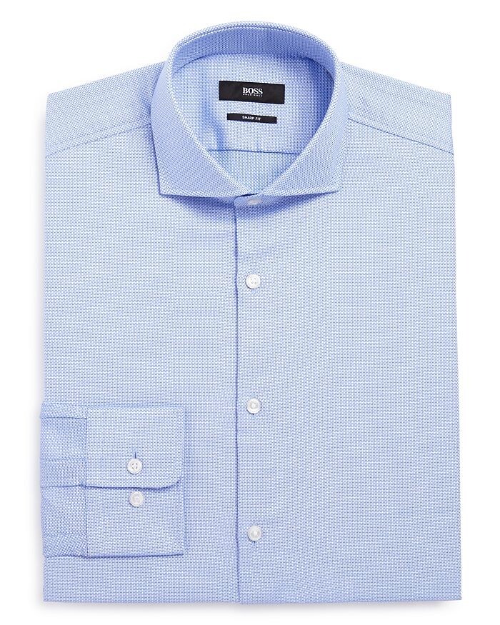 

Однотонная классическая рубашка Sharp Fit BOSS
