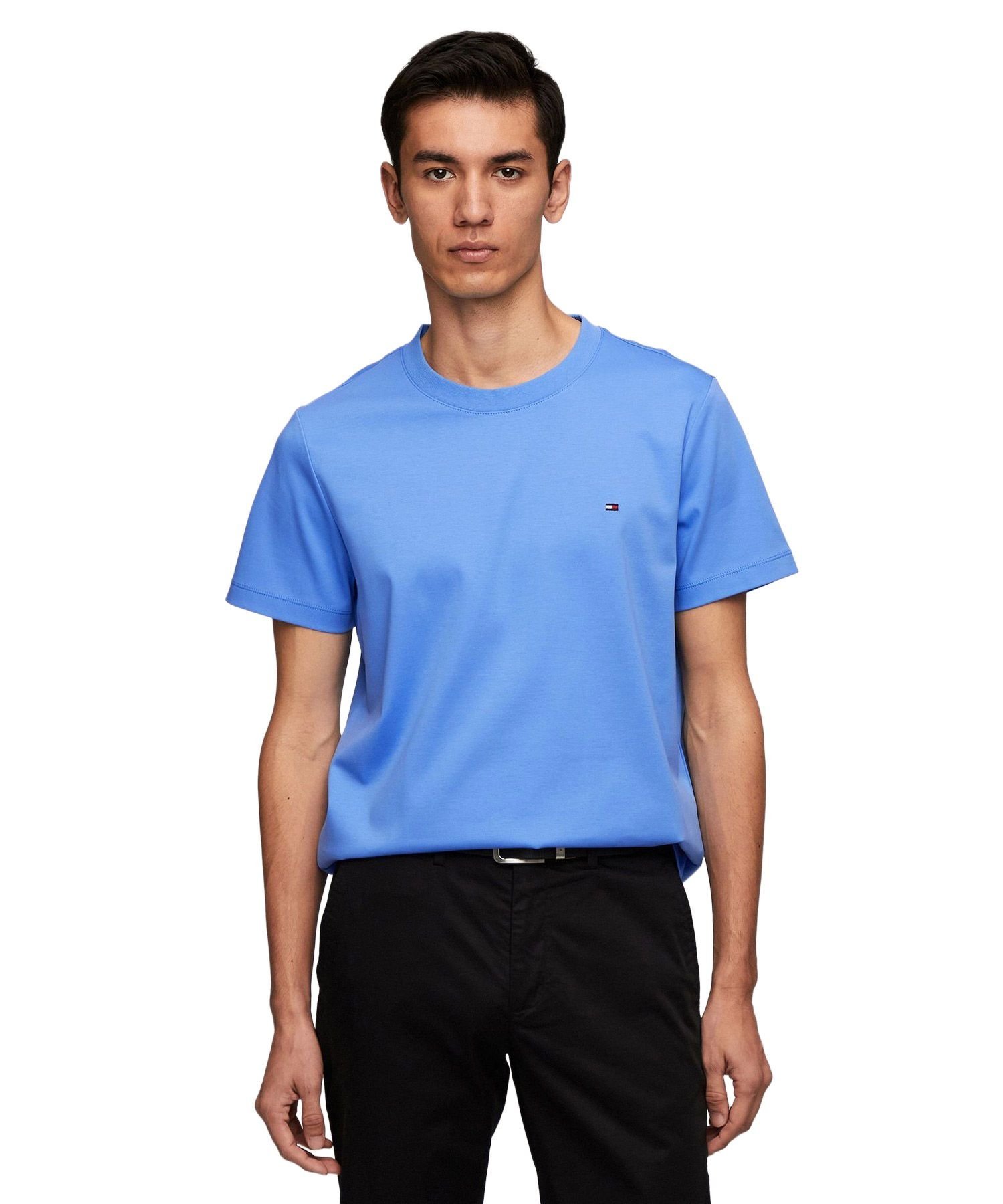 Роскошная трикотажная футболка Interlock 26SS TOMMY HILFIGER, Blue C30