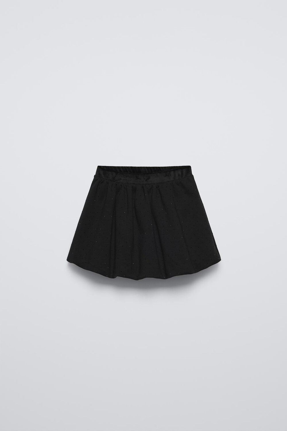 

Юбка-шар из мерцательного шара ZARA, черный