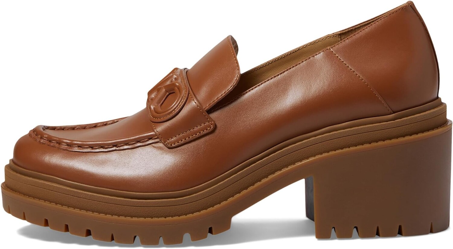 Лоферы Rocco Heeled Loafer MICHAEL Michael Kors, цвет Luggage — фото 4