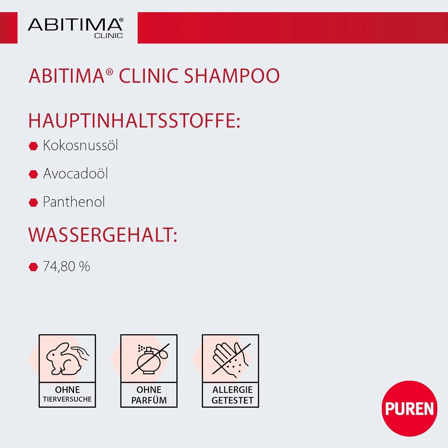 Шампунь CLINIC для сухой и зудящей кожи головы, 3 x 200 мл Abitima, 3 X 200 Ml — фото 4