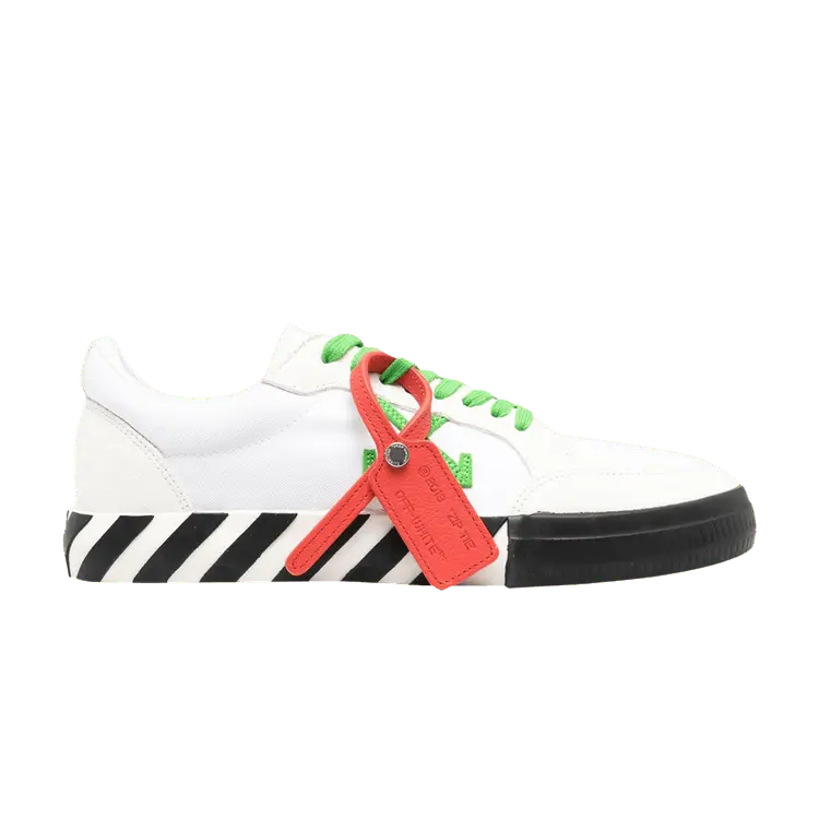 

Кроссовки Off-White Off-White Vulc Sneaker 'White Lime Green', белый