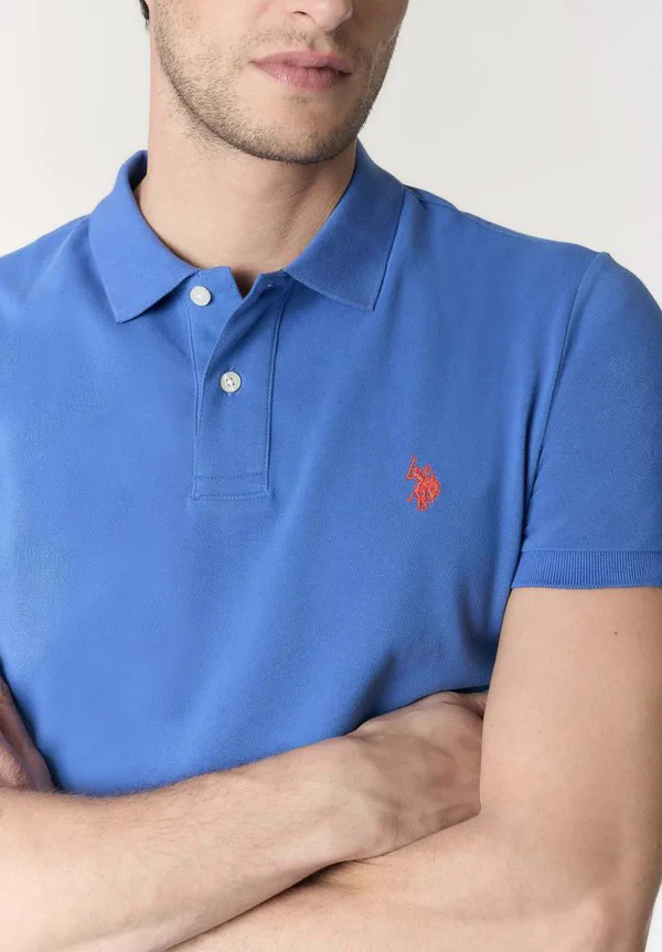 Рубашка-Поло с коротким рукавом U.S. Polo Assn., Blu — фото 4
