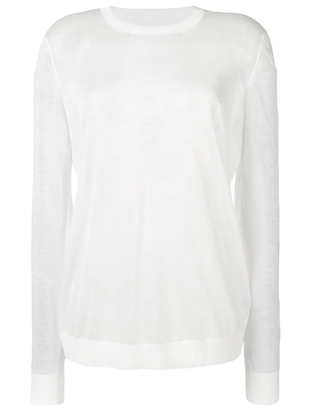 

Джемпер с эффектом металлик MAISON MARGIELA, белый