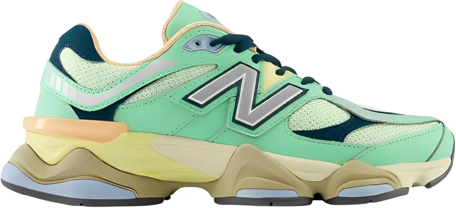 Кроссовки мужские New Balance 9060, Sweetgrass/Deep Ocean/Silver Metallic — фото 2