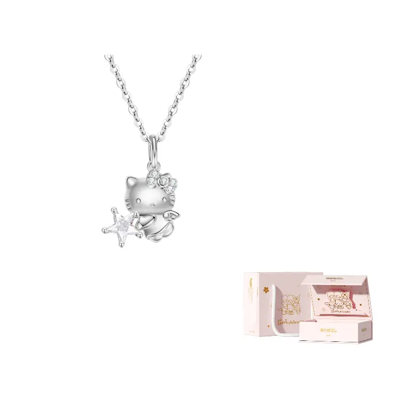 

Sanrio 925 sterling silver бант коробочка, sterling silver колье аксессуары для женщин