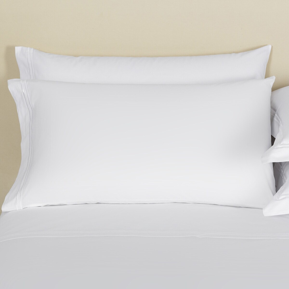

Классическая хлопковая наволочка из перкаля для отеля Frette, белый