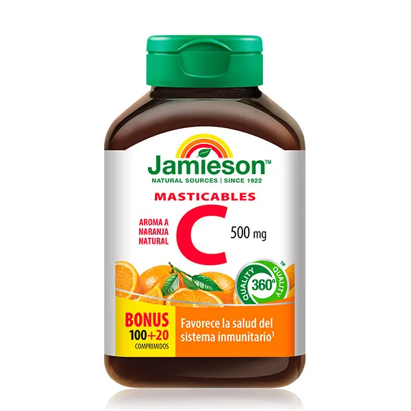 

Биологически активная добавка Vitamina C Masticable Jamieson, 120 UD