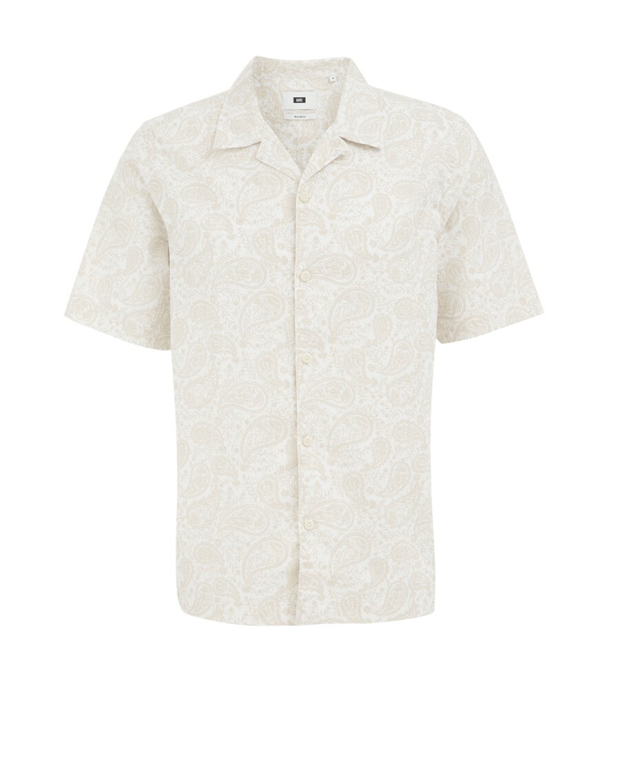 

Рубашка обычного кроя на пуговицах WE Fashion, цвет Beige/Light beige