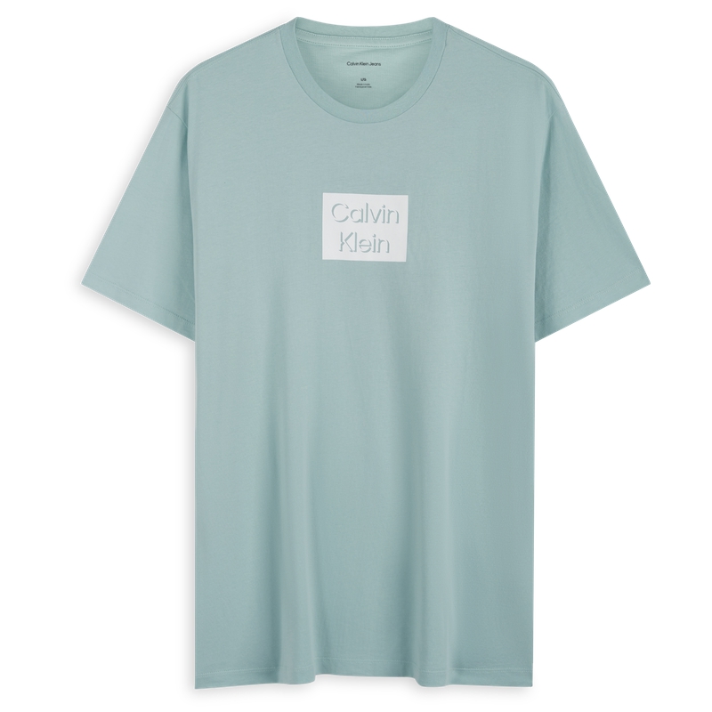 

Футболка мужская Calvin Klein, светло-серый/зеленый