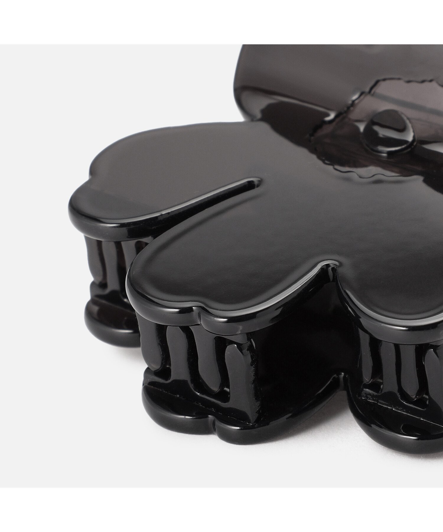 Маленькая заколка для волос Unikko Marimekko, black — фото 3
