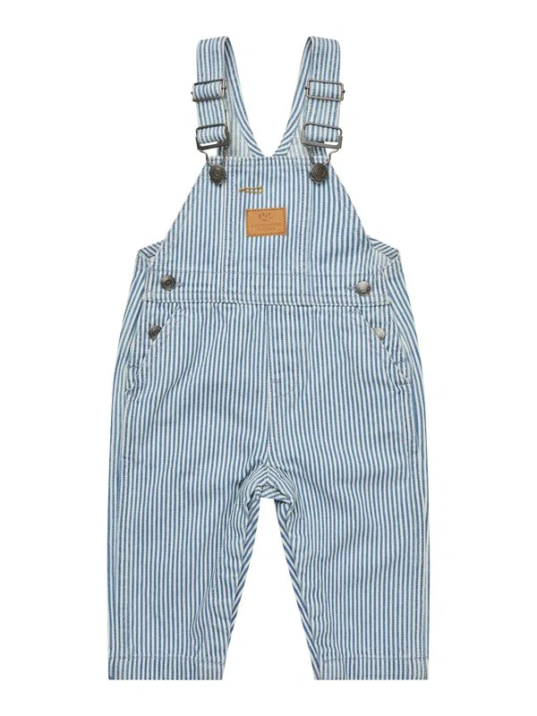 Детский комбинезон из саржи Copenhagen Colors, Denim Blue Stripe