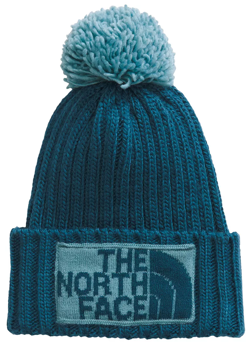 

Женская лыжная шапка The North Face Heritage Tuke, цвет Midnight Petrl/Algae Blue