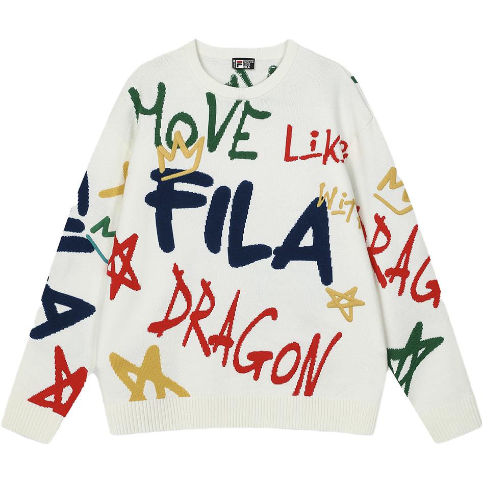 

FILA Джемпер серии Dragon унисекс Cloud White