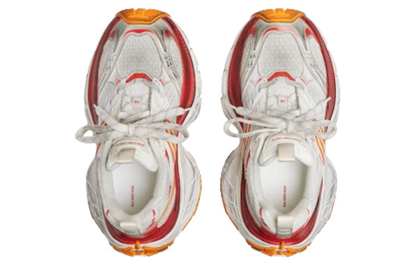 Кроссовки 10xl sneakers 'white red and orange mesh tpu and rubber' Balenciaga, белый — фото 4